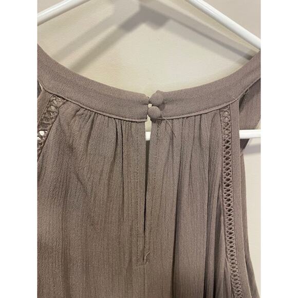 TORRID Brown Sleeveless Flair Light Back Button-Up Women Shirt Size 1X - Picture 7 of 9